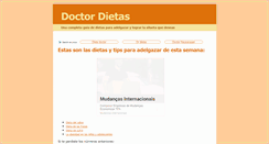 Desktop Screenshot of doctordietas.net